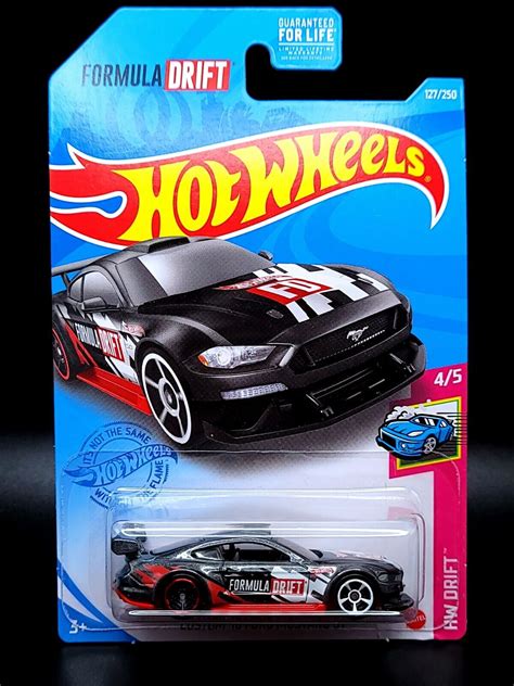 Hot Wheels 2021 HW Drift Gray Custom 18 Ford Mustang GT Formula Drift