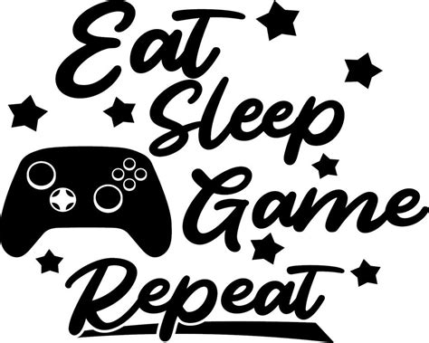 Eat Sleep Game Repeat Decal Vinyl Car Decal Window Decal Laptop Decal