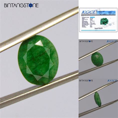 Emerald Brazil Cutting Facet Kgcl Certified Natural Stone Emerald Beryl