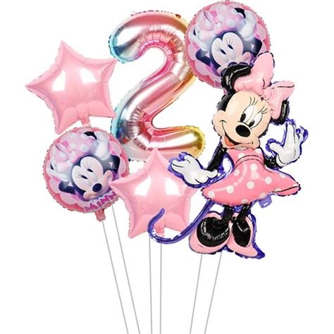 1 Adet Minnie Mouse Folyo Balonlar Mickey 1st Doğum Günü Fiyatı