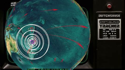 8 14 2022 Large Earthquake M6 4 M6 8 Strikes North Of New Zealand