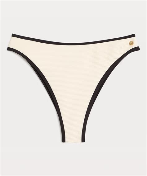 Nicoline Women S Bikini Bottom Cream Black Josh V Official Online