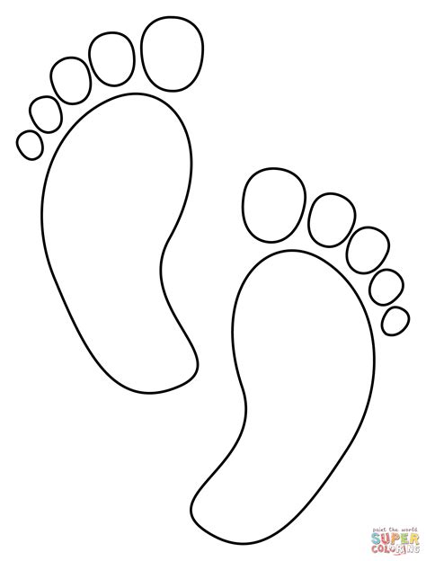 Printable Footprint Outline