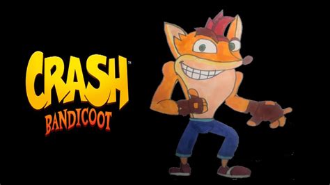 How To Draw Crash Bandicoot Drawing Tutorials YouTube