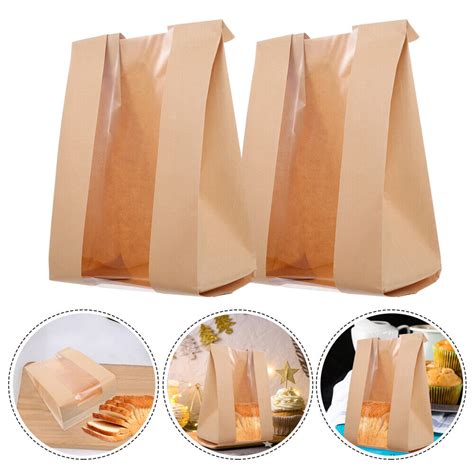 Pcs Kraftpapier Toast Brot Tasche Sandwichbeh Lter