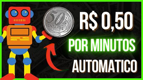 É De Verdade Ganhe R 50 Centavos Por Minutos No Automático Dinheiro