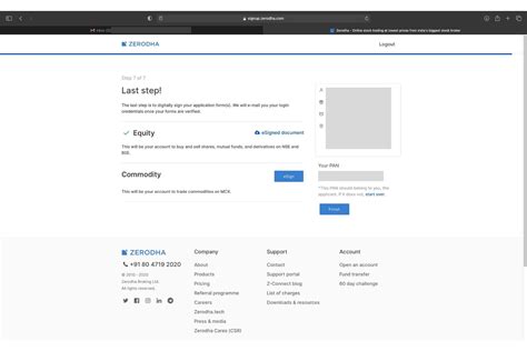 Zerodha Account Opening