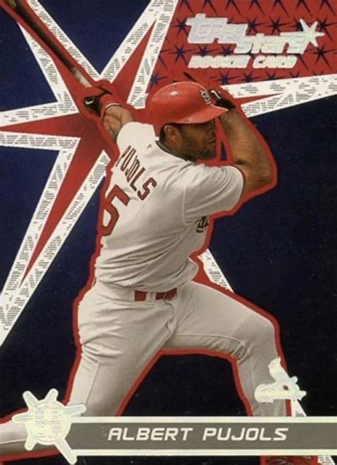 Top Albert Pujols Rookie Cards Topps Ripped