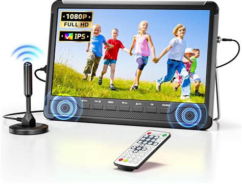 DESOBRY 11 5 Portable TV With Antenna Atsc Tune 10 5 HD IPS Screen