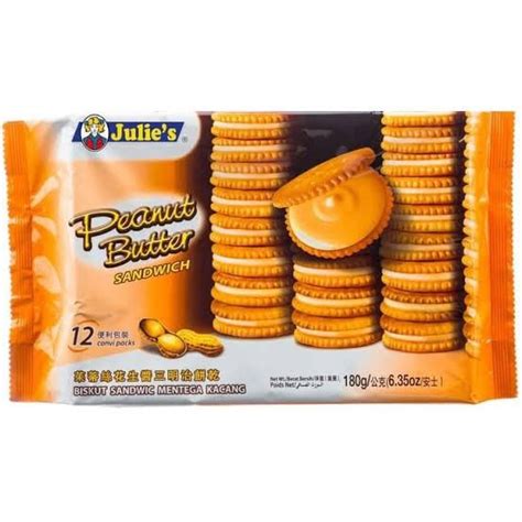 Jual Biskuit Julies Rasa Kacang Julie S Peanut Butter Biscuit 180g