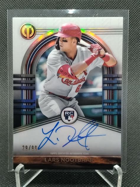 99枚限定 ラーズヌートバー 直筆サイン 2022 TOPPS TRIBUTE AUTOGRAPH LARS NOOTBAAR LIA LN