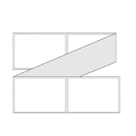 X Thermal Transfer Fanfold Labels Remington Rand