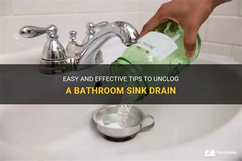 Easy And Effective Tips To Unclog A Bathroom Sink Drain Shunshelter