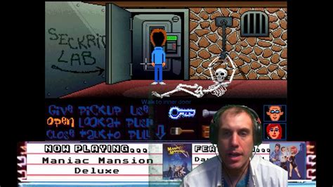 Maniac Mansion Deluxe Walkthrough Outer Lab Door Youtube