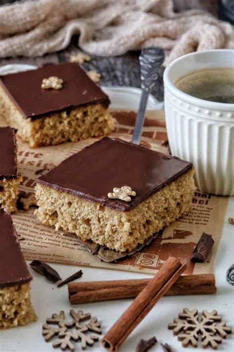 Lebkuchen vom Blech Einfaches Rezept für Weihnachtszeit 2023