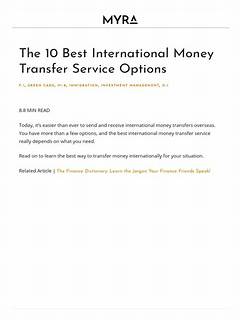 International Money Transfer Methods Compared