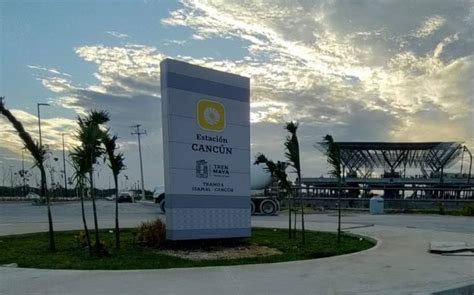 Estación Cancún de Tren Maya inconclusa a 24 horas de su inauguración