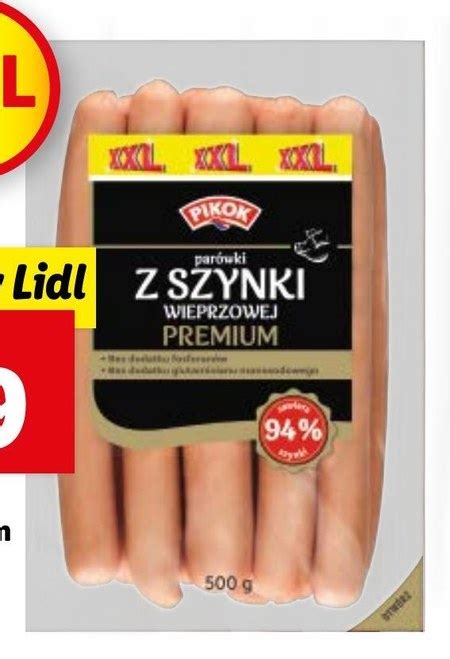 Parówki Pikok - promocja Lidl - Ding.pl