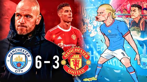 El Manchester City Destruye Al United De Cristiano Con Hattrick De