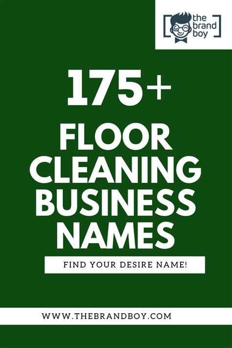 Best Floor Cleaning Business Names Thebrandboy Cleaning