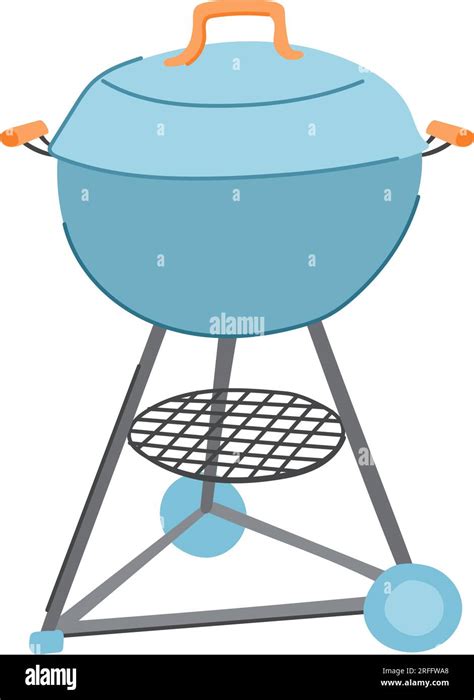 fire grill bbq cartoon vector illustration stock vector image art alamy