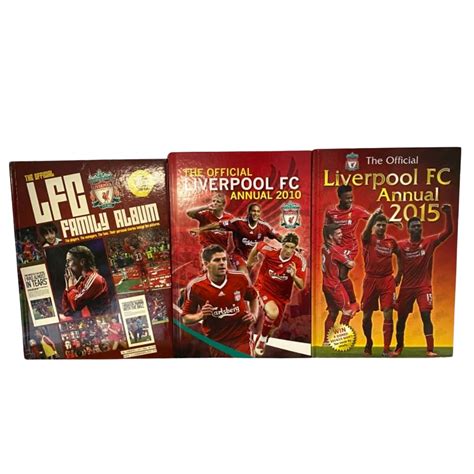 Liverpool FC books x3