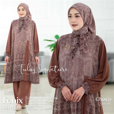 Jual Tulus Signature Setelan One Set Wanita Kekinian Baju Ceruty Ootd