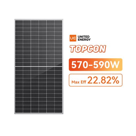 Painel solar bifacial de 500 watts potência 570 590 W