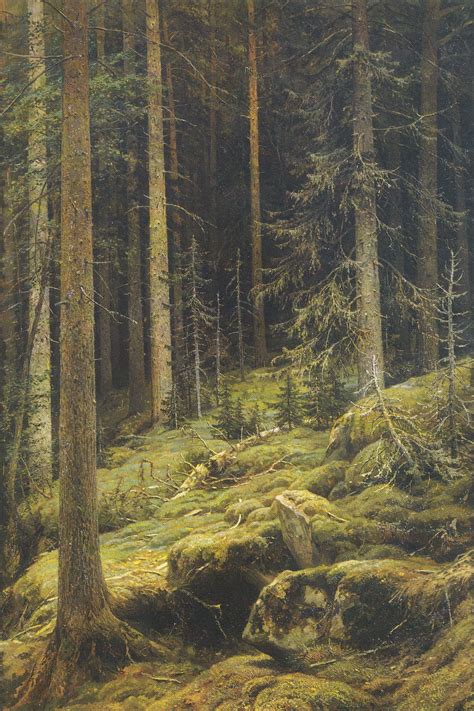 Forest Wilderness by Ivan Shishkin Print Poster - Etsy in 2022 ...