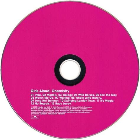 Girls Aloud Chemistry Cd Album Sedition Edc Ebay