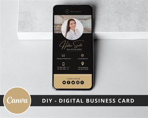 Digital Business Card Business Cards Stationery Design Stationery