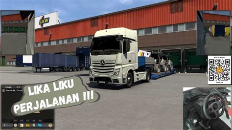 03 Euro Truck Simulator 2 Nyaris Nabrak Polisi YouTube