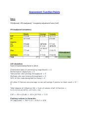 Assessment Function Point Docx Assessment Function Points Part 1