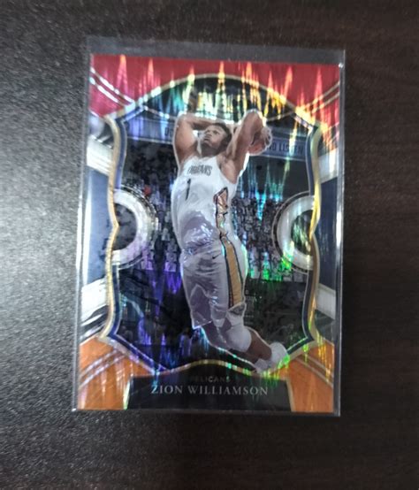 Zion Williamson Flash Prizm Concourse Panini Select Nba