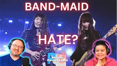 Band Maid Hate Official Live Video Couples Reaction Youtube