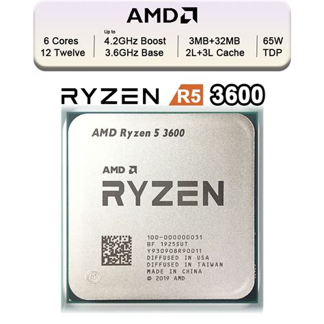 Amd Novo Ryzen R Ghz Usado Processador Cpu De Seis