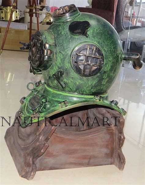 Nauticalmart Diving Diver Helmet Schrader U S Navy Mk V Dive Replica