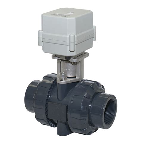 A T P C Dn Pvc Upvc Plastic Motorized Valve Normally Closed