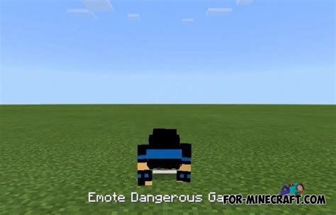 Emotes Addon for Minecraft Bedrock 1.15/1.16/1.17