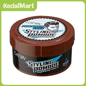 Jual Gatsby Styling Pomade Water Base Supreme Hold Pot 75 Gram Kota