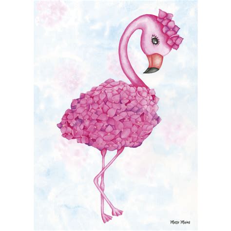 Plakat Med Flamingo Mette Mains