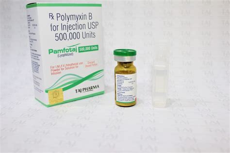 Polymyxin B Sulphate For Injection Usp 50000 Units Taj Generics