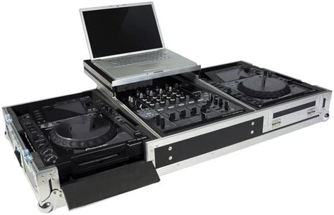 Prodjuser CDJ 15 MKII Laptop Flightcase Luxe Case Voor 2 X Pioneer CDJ