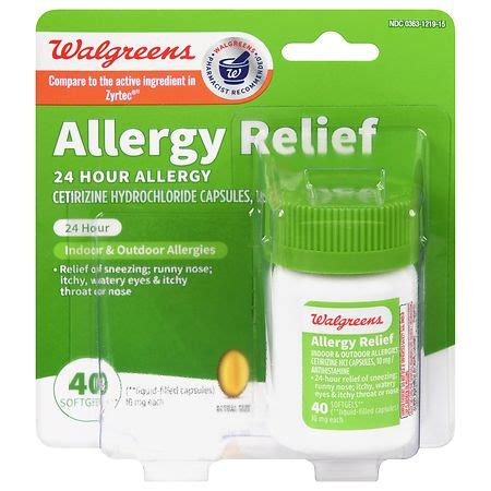 Antihistamines Walgreens