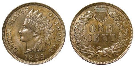 1899 Indian Head Penny Coin Value Prices Photos And Info