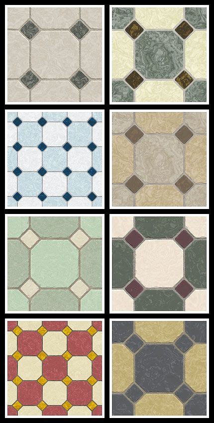 Classic Floor Tile Seamless Tiling Patterns for Adobe Photoshop | Classic floors, Patterned ...