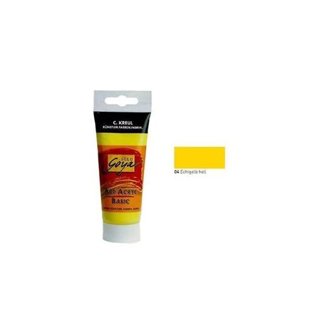 Stock Bureau Kreul Couleur Acrylique Solo Goya Jaune Permanent Ml