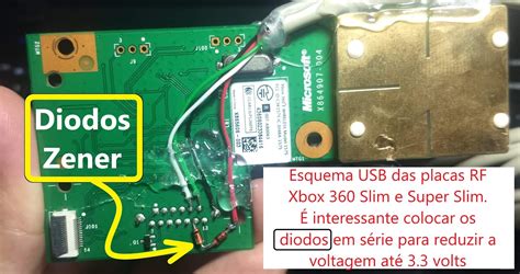 Esquema Das Placas Rf De Xbox Slim Super Slim E Fat Arcade Para