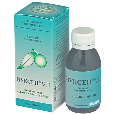 Бальзам Нуксен VII Эндокринный, 100 мл. Купить в фито магазине "Дом ...
