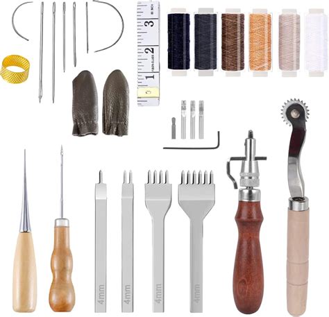 Kit D artisanat En Cuir 6 Outils De Travail En Cuir À Fil De Cire Avec